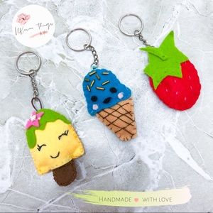Handmade key chain set ( 3 )